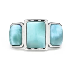 Larimar-Silberring
