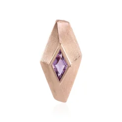 Lavendel-Amethyst-Silberanhänger