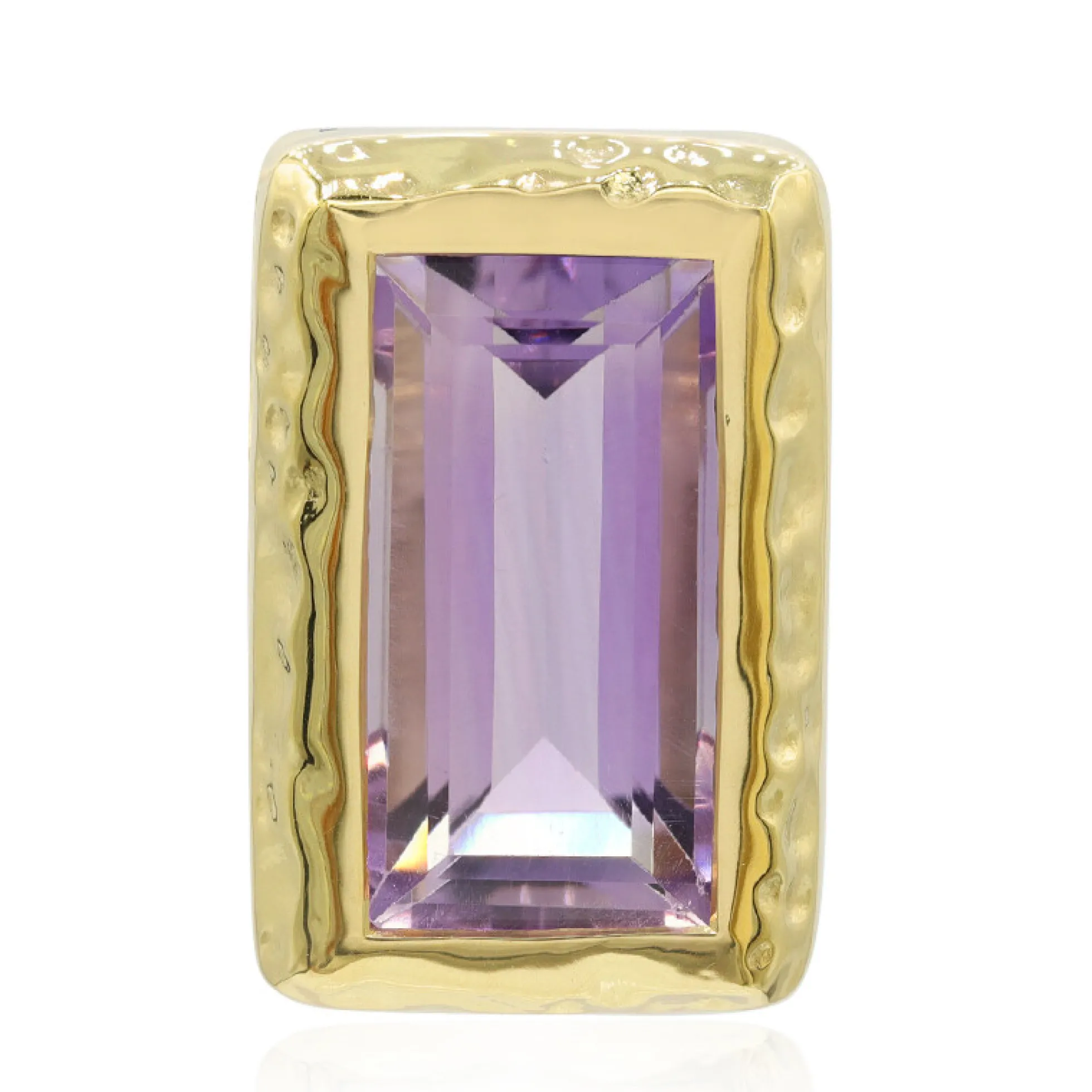Lavendel-Amethyst-Silberanhänger