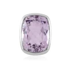 Lavendel-Amethyst-Silberanhänger