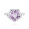 Lavendel-Amethyst-Silberring