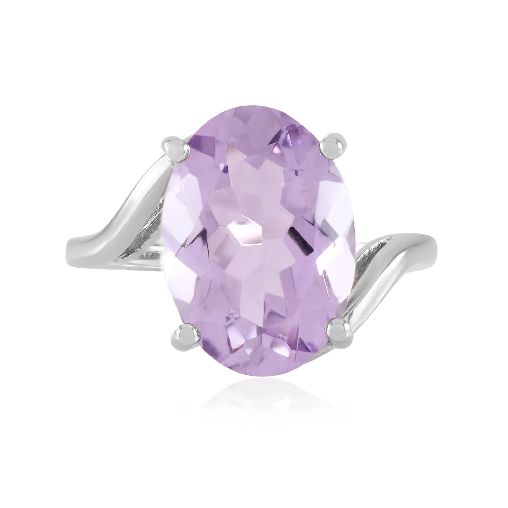 Lavendel-Amethyst-Silberring