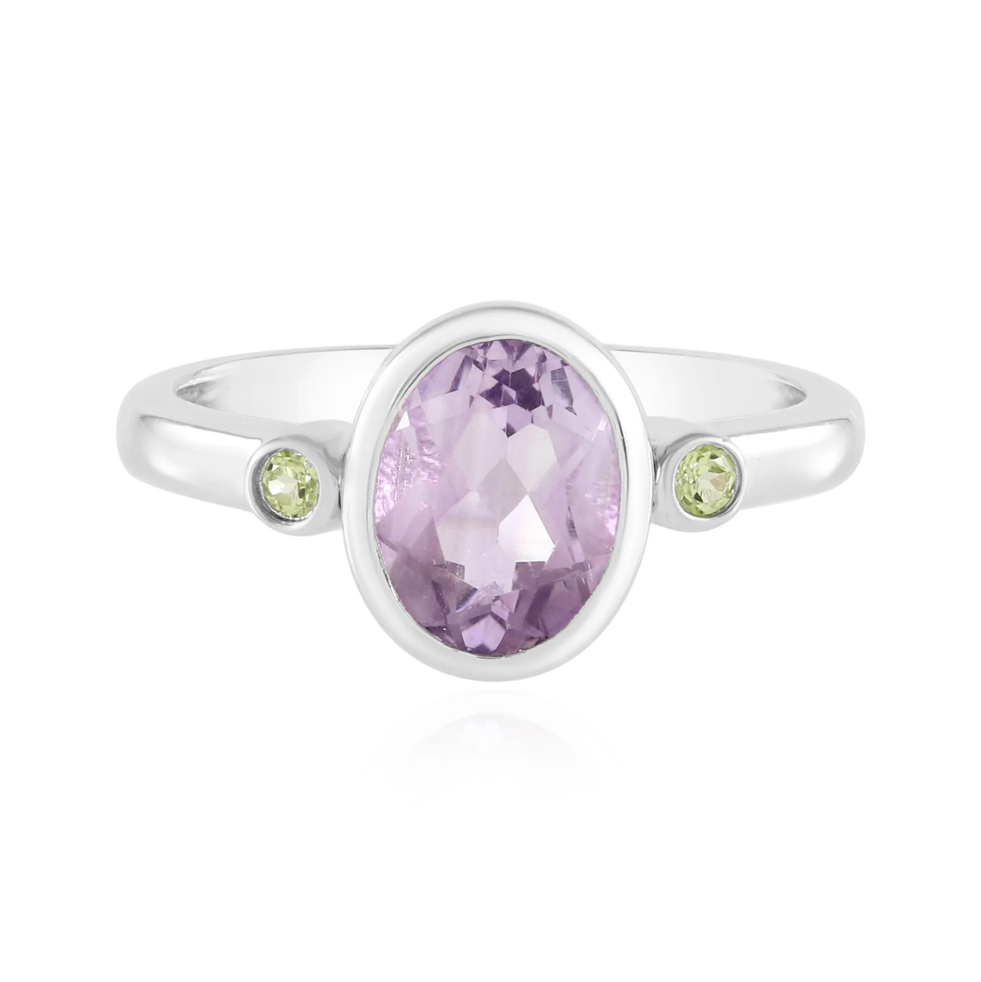Lavendel-Amethyst-Silberring