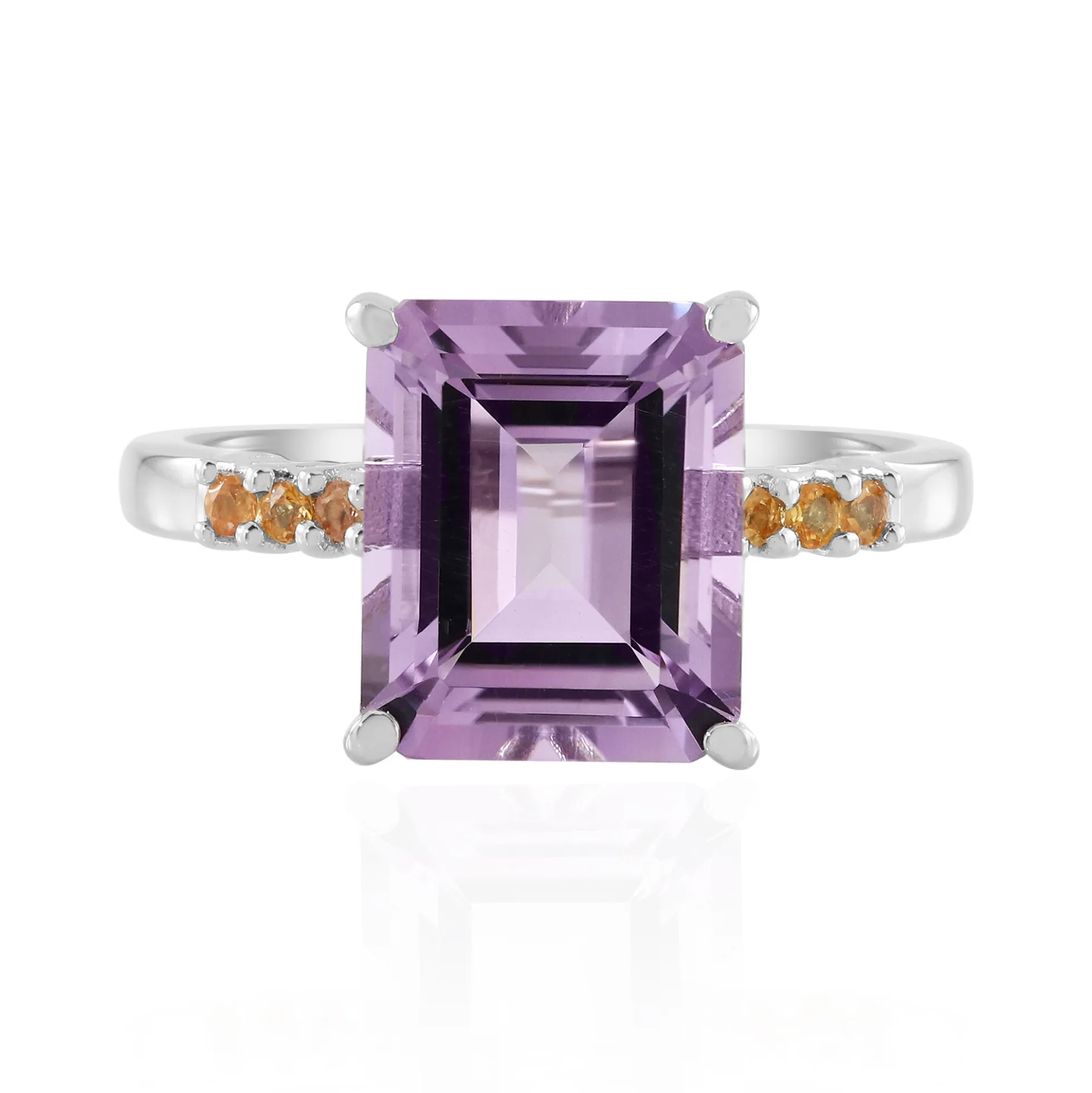 Lavendel-Amethyst-Silberring
