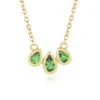 Lemshuku-Tsavorit-Silbercollier