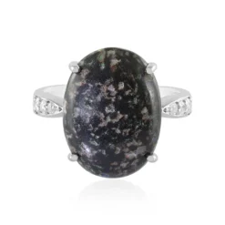 Leoparden-Opal-Silberring