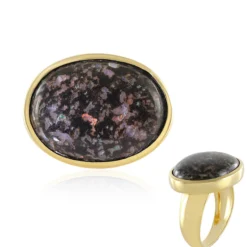 Leoparden-Opal-Silberring