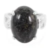 Leoparden-Opal-Silberring