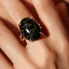 Leoparden-Opal-Silberring