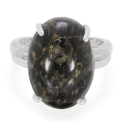 Leoparden-Opal-Silberring