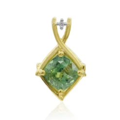 Madagaskar-Demantoid-Goldanhänger