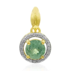 Madagaskar-Demantoid-Goldanhänger