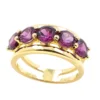 Magenta-Granat-Goldring