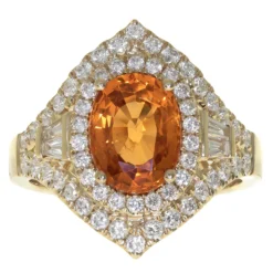 Mandarin-Granat-Goldring
