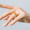 Mandarin-Granat-Goldring