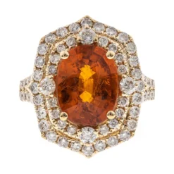 Mandarin-Granat-Goldring