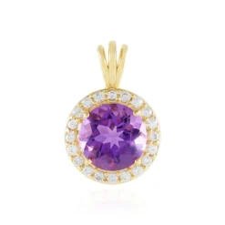 Marokkanischer Amethyst-Silberanhänger