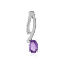 Marokkanischer Amethyst-Silberanhänger