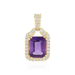 Marokkanischer Amethyst-Silberanhänger