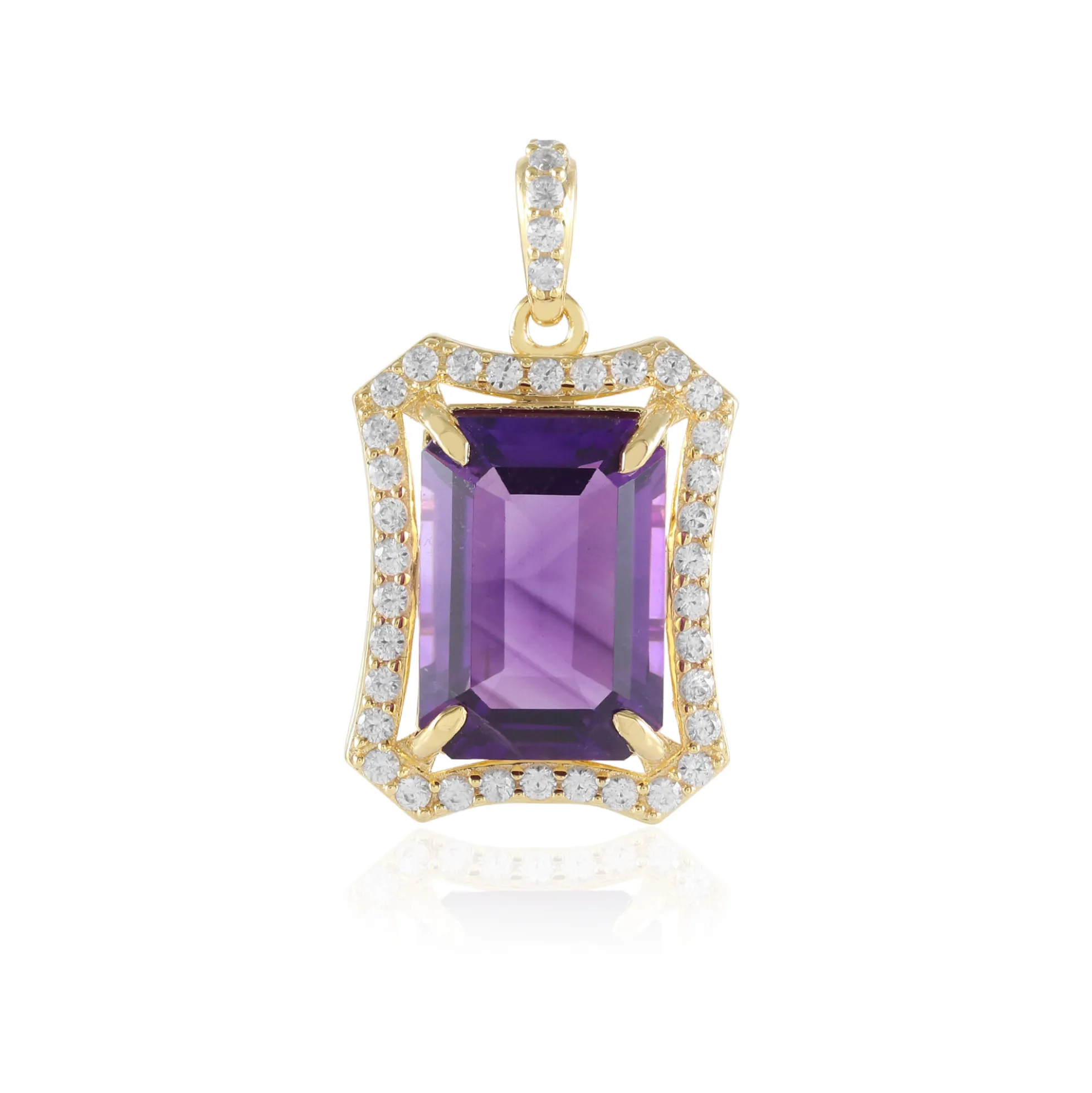 Marokkanischer Amethyst-Silberanhänger