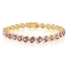 Marokkanischer Amethyst-Silberarmband