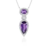 Marokkanischer Amethyst-Silbercollier
