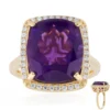 Marokkanischer Amethyst-Silberring