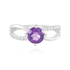 Marokkanischer Amethyst-Silberring