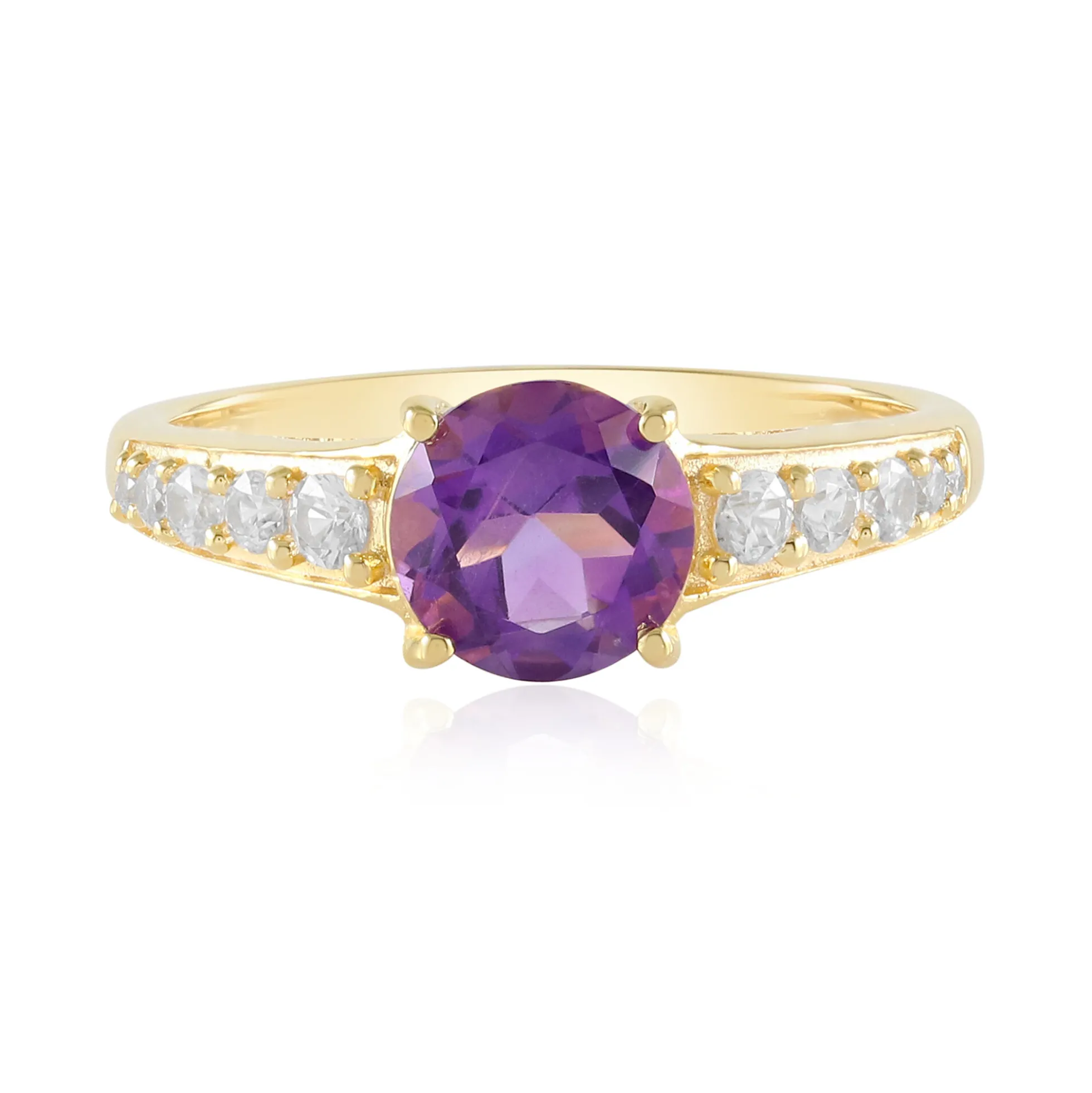 Marokkanischer Amethyst-Silberring