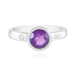 Marokkanischer Amethyst-Silberring