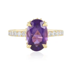 Marokkanischer Amethyst-Silberring