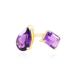 Marokkanischer Amethyst-Silberring
