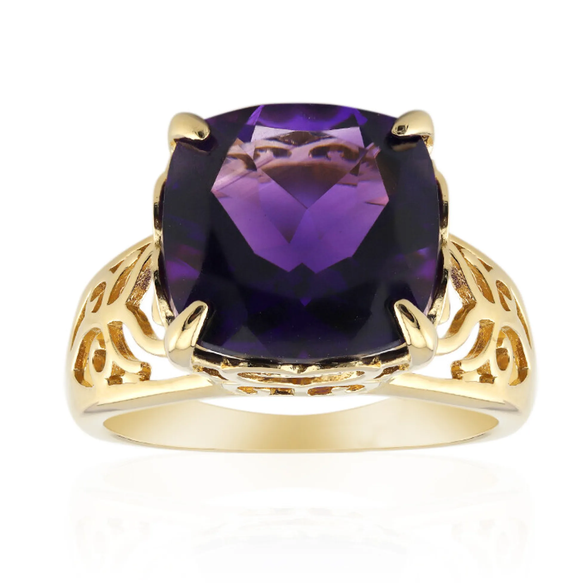 Marokkanischer Amethyst-Silberring