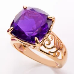 Marokkanischer Amethyst-Silberring