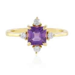 Marokkanischer Amethyst-Silberring