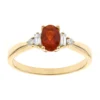 Mexikanischer Feueropal-Goldring