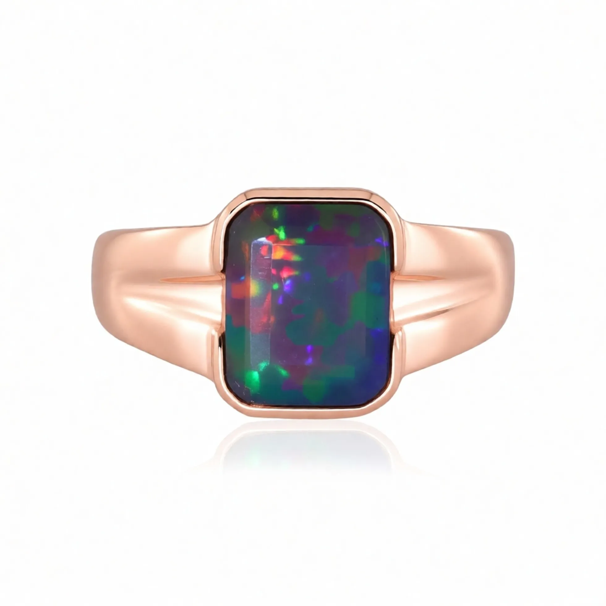 Mezezo-Opal-Goldring