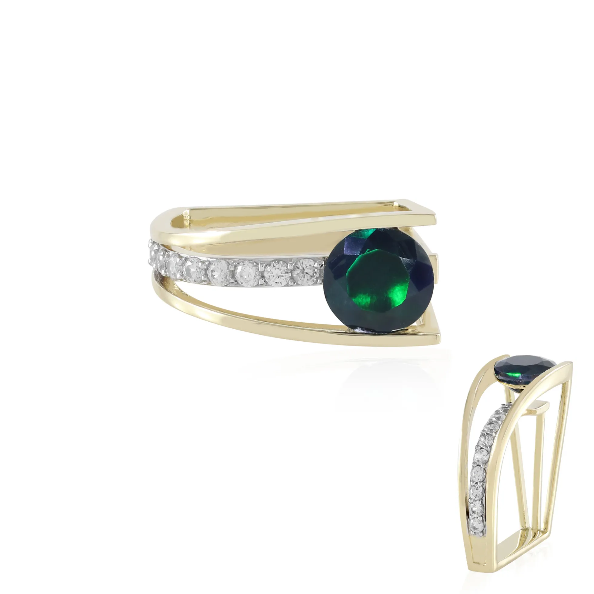 Mezezo-Opal-Goldring