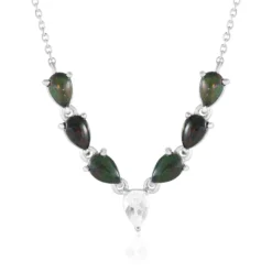 Mezezo-Opal-Silbercollier