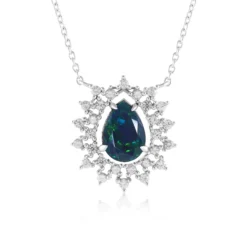 Mezezo-Opal-Silbercollier