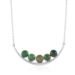 Mezezo-Opal-Silbercollier