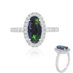 Mezezo-Opal-Silberring