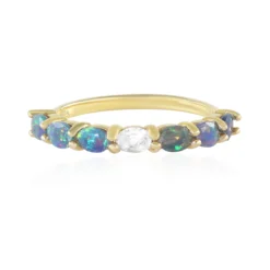 Mezezo-Opal-Silberring