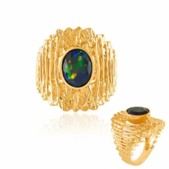 Mezezo-Opal-Silberring