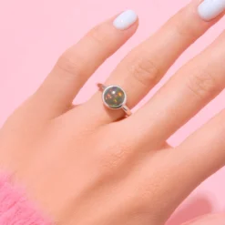 Mezezo-Opal-Silberring