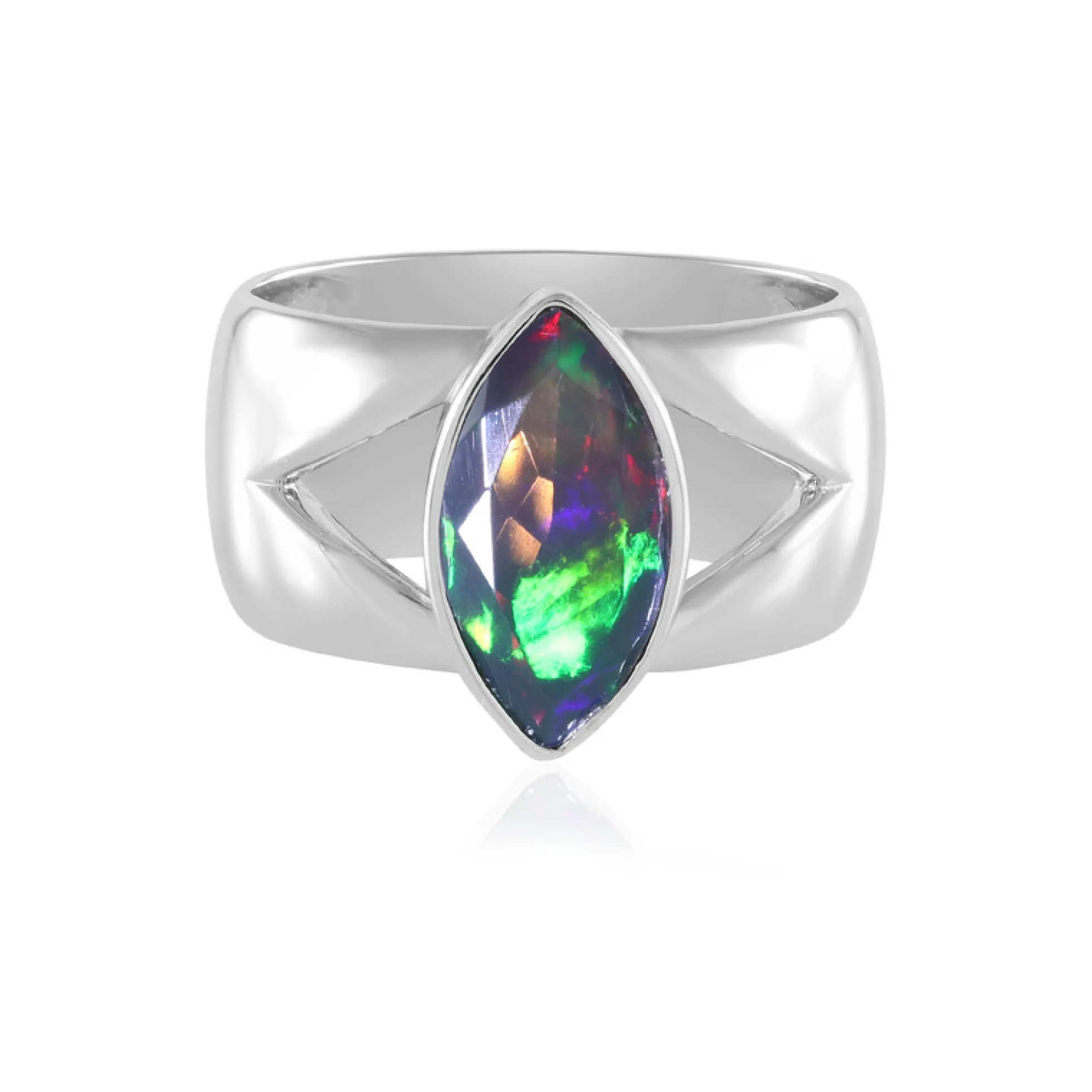 Mezezo-Opal-Silberring