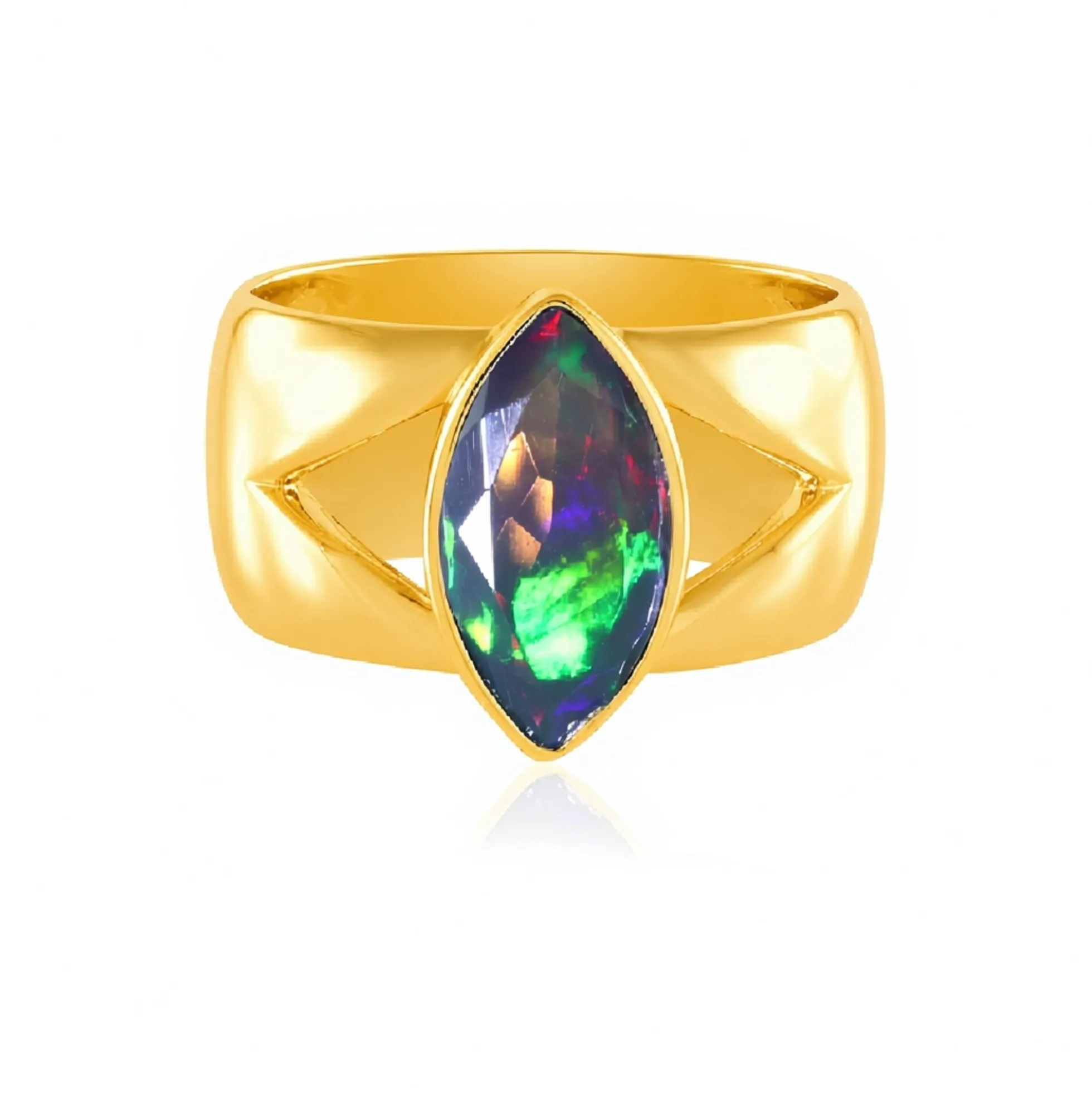 Mezezo-Opal-Silberring