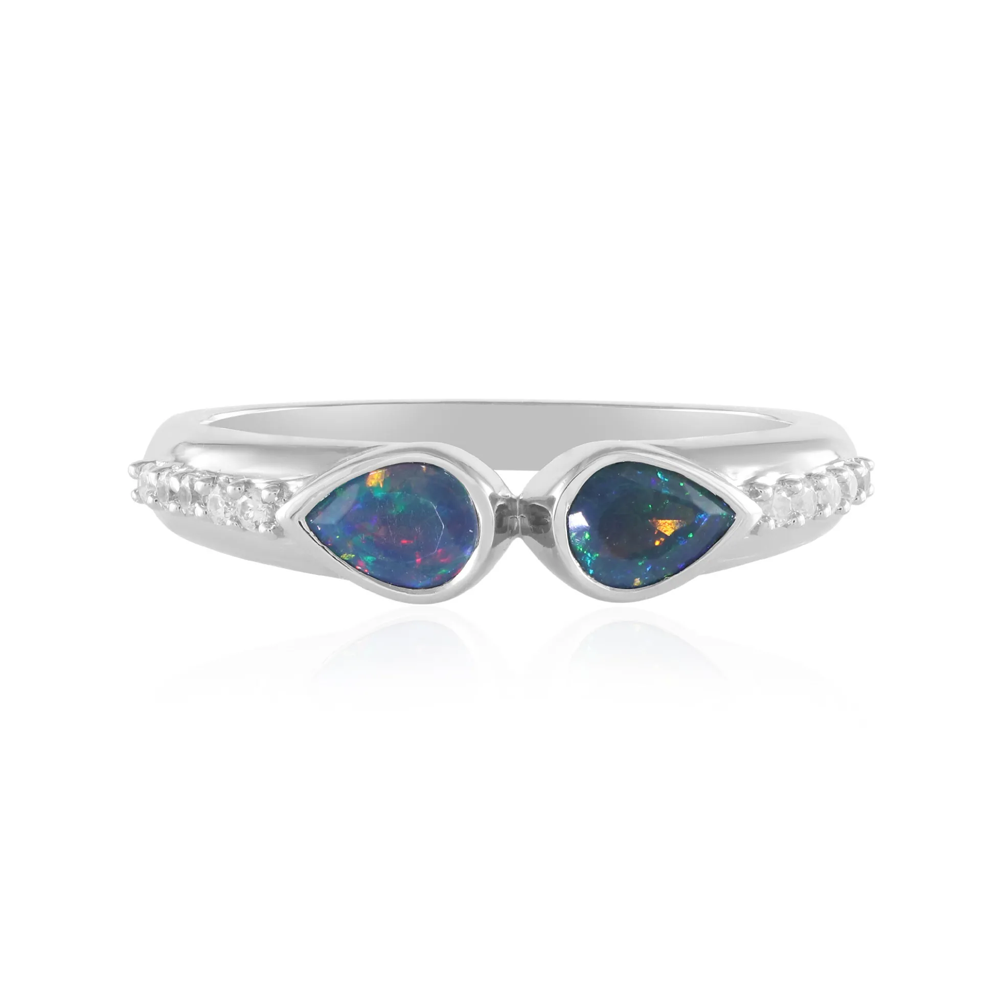Mezezo-Opal-Silberring