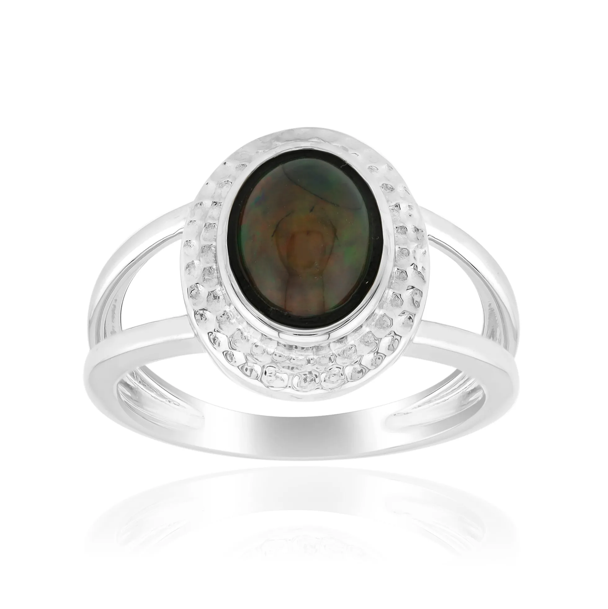 Mezezo-Opal-Silberring