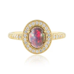 Mezezo-Opal-Silberring